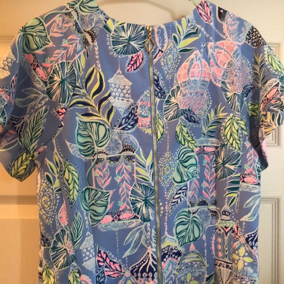 NWT Lilly Pulitzer Kerstin Shift - Lapis Lanterns - Picture 3 of 3